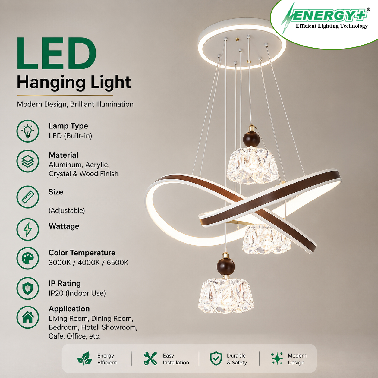 LED Moon Concealed Panel Light
