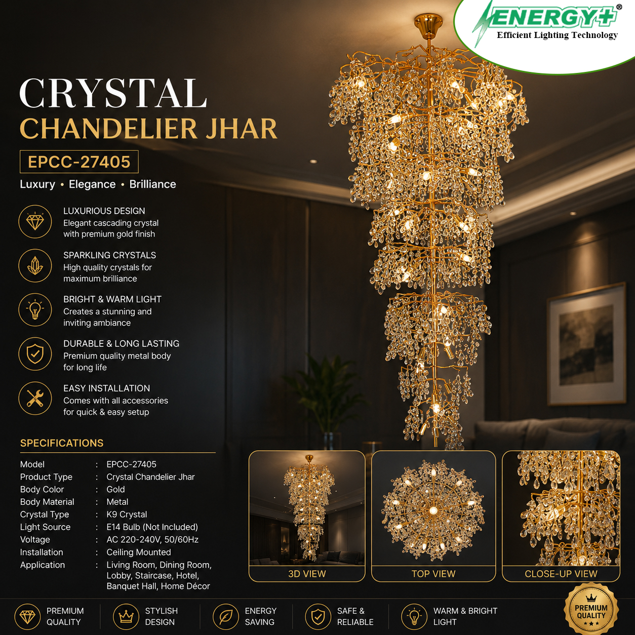 LED Premium Concealed Panel Light